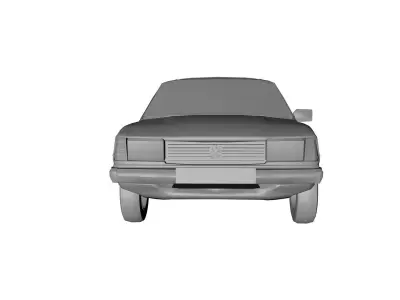 Peugeot Car 60s 3D model