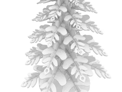 Printable christmas tree  3D print model