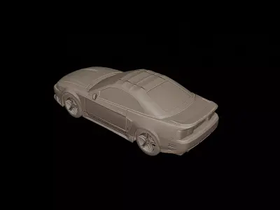 mustang saleen 2001 3d print model 3D print model