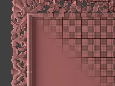 Classic frame 01 3D model