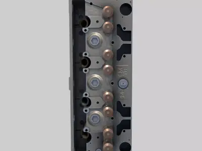 Cylinder Head Low-poly 3D model