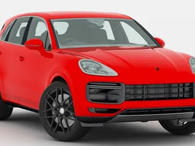 Porsche Cayenne  3D model by harishdavid07
