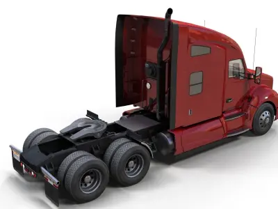 Kenworth T680 Low-poly 3D model