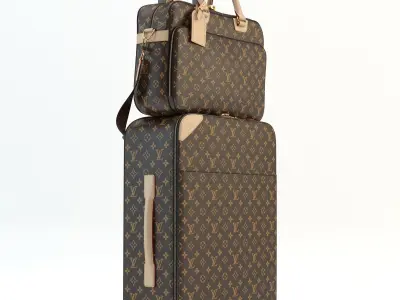 Louis Vuitton Pegase and Icare Monogram 3D model