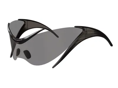 Mugler x Gentle Monster Sunglasses Low-poly 3D model