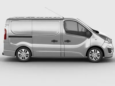 Opel Vauxhall Vivaro 2015 3D model
