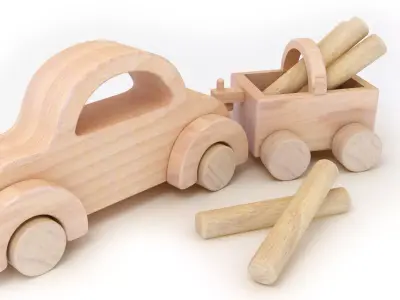 TOY CAR 3D model 19