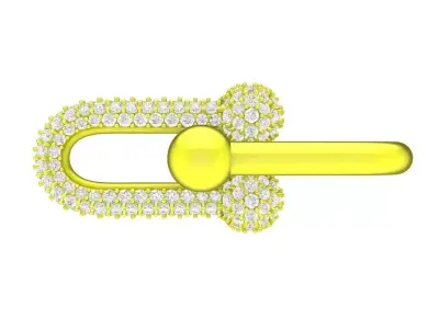 6924 luxury diamond women pendant 3D print model