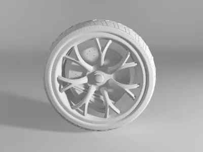 Wheels tyres for car - tyres for car 3D model
