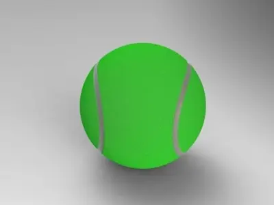 Tennis ball Free 3D model purchase