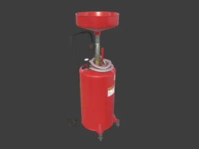 Oil Collector Low-poly 3D model