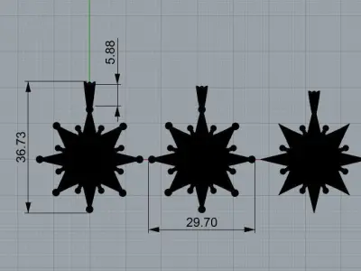 Star Of Bethlehem Pendant 3D print model