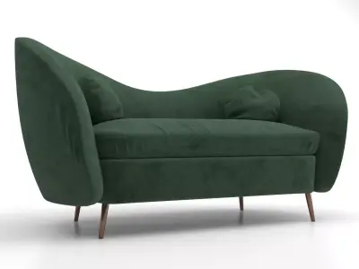 Kooper 2 Seater Sofa 3D model