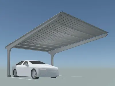 Carport 25U05 3D model