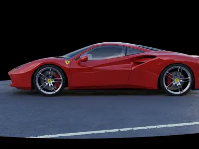Ferrari 488 3D model