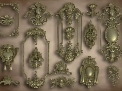 Ornamental Vol 06 3D model