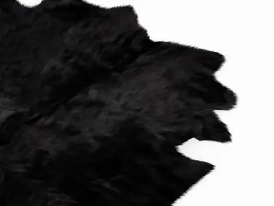 Four rugs from animal skins 02 3D model