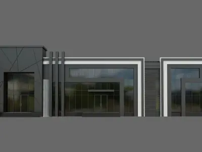 Office Building ID077 3D model