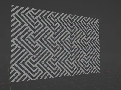 Wall wood seamless set2 V23 3D model
