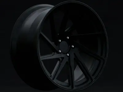 F1R F29 Aftermarket Wheel Low-poly 3D model