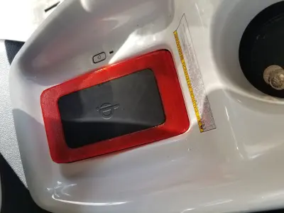 Prius Wireless Charger Adapter for Larger Phones Free 3D print model