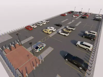 Parking-Parking Lot 3D model