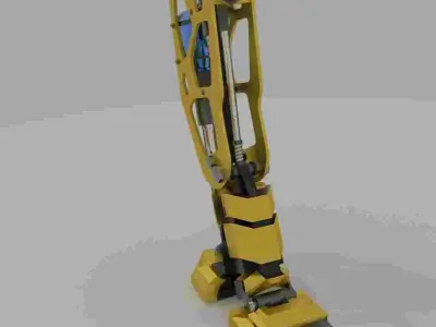 Robot Foot Free 3D model