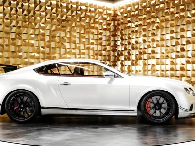 Bentley Continental GT 2017 Low-poly 3D model