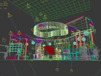 Exhibition - Area - 15X12-3DMAX2009-05 3D model