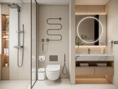 Bathroom 105 3D model