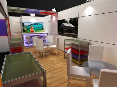 Maxima exhibit fair stand 3D model