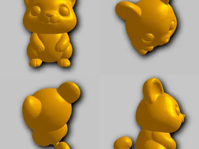 Pika - Kawaii Animals Collection 3D print model