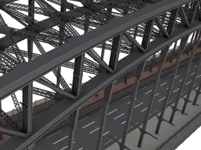 Sydney Harbour Bridge  3D model