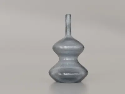 Earthenware jug 08 3D model