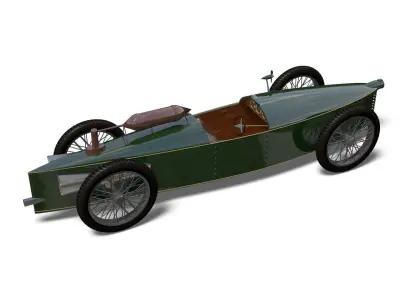 vintage car 3D model