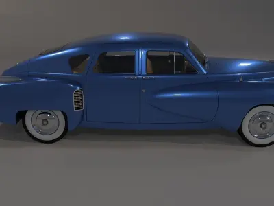 Tucker Torpedo High Poly 3D model