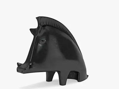 Jonathan Adler Ceramic Wild Boar Free 3D model
