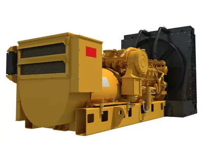 Power Generator Engine 3D model
