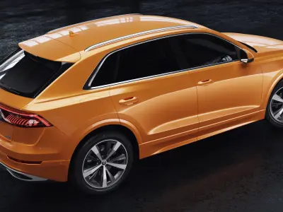 Audi Q8 2018 Blender model  3D model