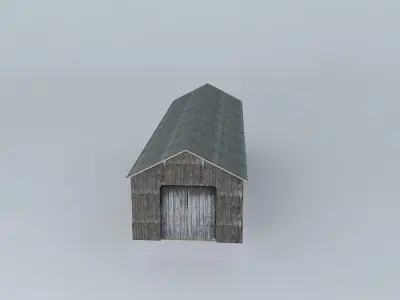 Tobacco Barn Black Perigord Free 3D model