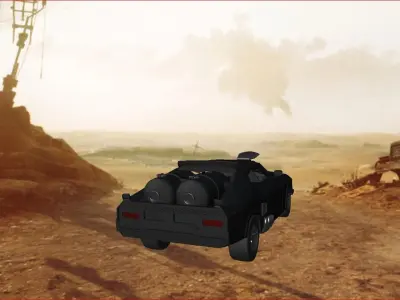 Mad Max V8 pursuit special interceptor 3D print model