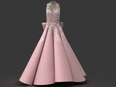 PROM DRESS  2 3D model