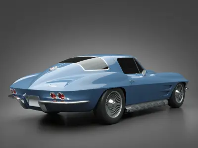 1966 Chevrolet Corvette 3D model