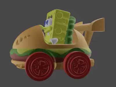 Sponge Bob Burgercar 3D print model