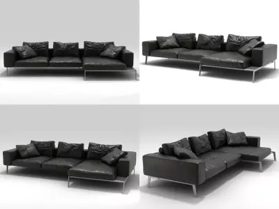 Lifesteel sofa 02 3D model