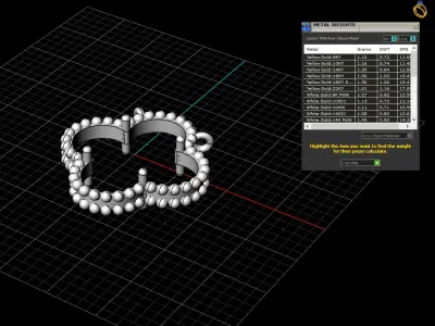 Pendant model 575 3D print model