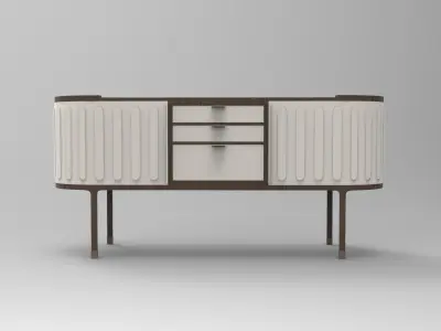 Dia Sideboard Low-poly 3D model