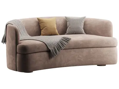Tor Sofa With Cushion 3D model