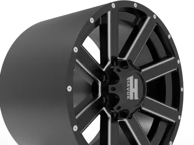 HAVOC OFF-ROAD H107 WHEEL 3D PRINT MODEL 3D print model
