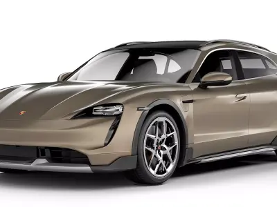 Porsche Taycan Turbo S Cross Turismo 2021 3D model